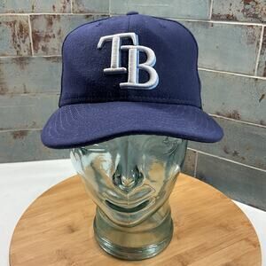 Tampa Bay Rays 20th Anniversary Official On Field Cap New Era 59Fifty Fitted